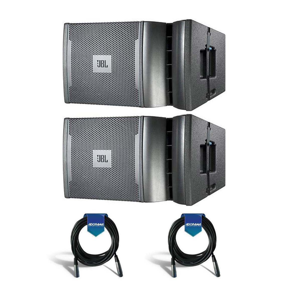 JBL 2x VRX932LAP 12" 2-Way Powered Line Array Loudspeaker Sys, Black W20' Cable -  VRX932LAP B