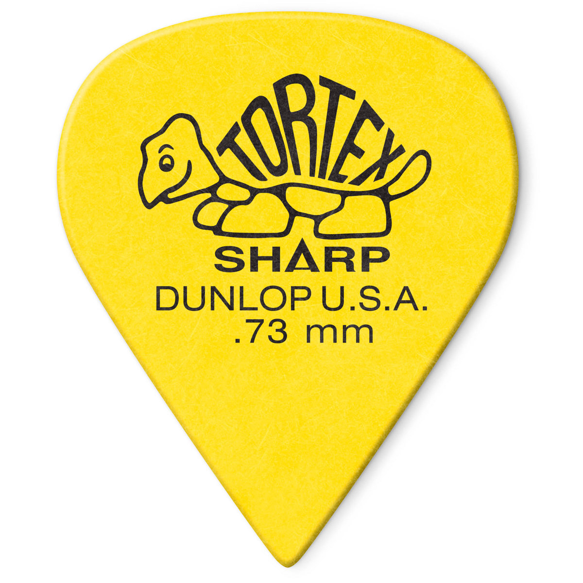 

Dunlop Tortex Sharp Guitar Picks, .73mm Gauge, Yellow, 12-Pack