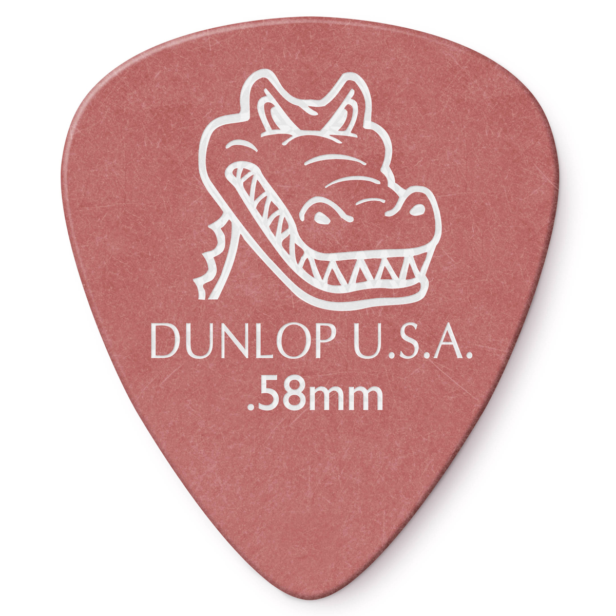 

Dunlop Gator Grip Series Guitar Picks, .58mm Gauge, Red, 72-Pack