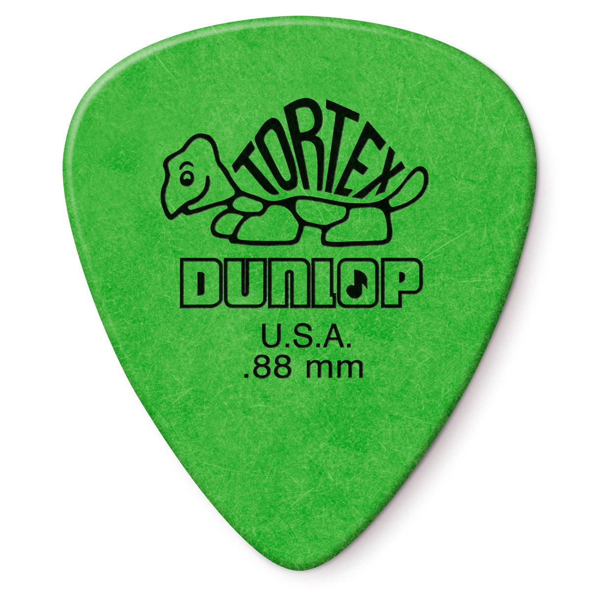 Стандартные гитарные медиаторы Dunlop Tortex, калибр 0,88 мм, зеленые, 12 шт. в упаковке #418P088