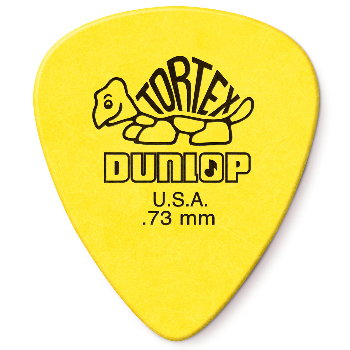 Стандартные гитарные медиаторы Dunlop Tortex, калибр .73 мм, желтые, 72 шт. в упаковке #418R073