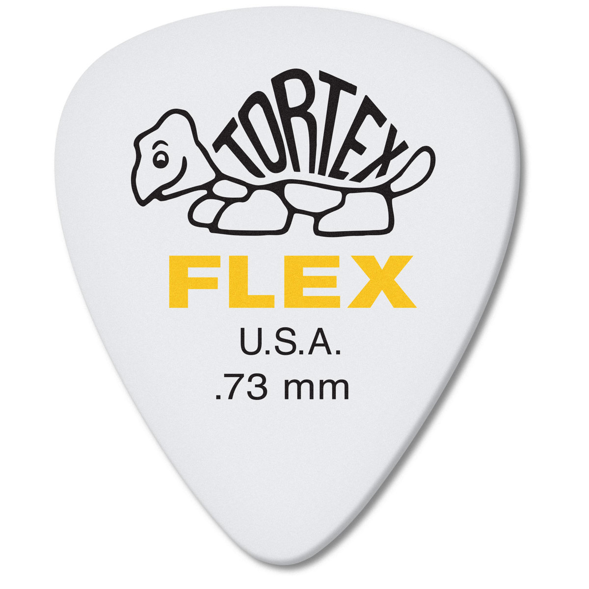 

Dunlop Tortex Flex Standard Guitar Picks, .73mm Gauge, White, 72-Pack