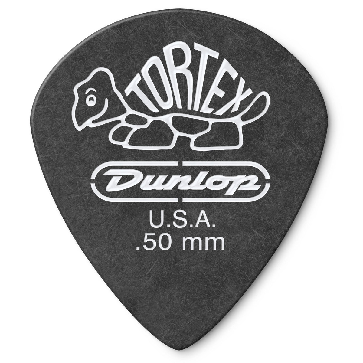 

Dunlop Tortex Jazz III Guitar Picks, .50mm Gauge, Pitch Black, 72-Pack