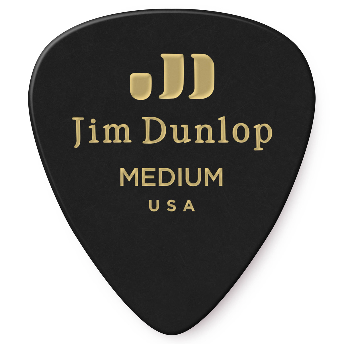 Медиаторы Dunlop из целлулоида, средние, черные, 12 шт. в упаковке #483P03MD