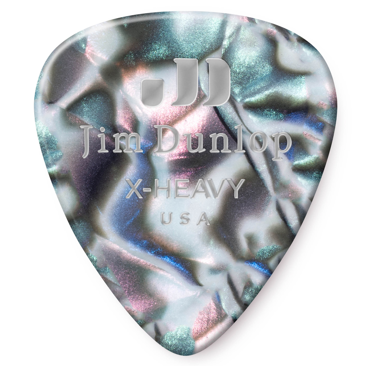 

Dunlop Celluloid Guitar Picks, Extra Heavy, Abalone, 72-Pack