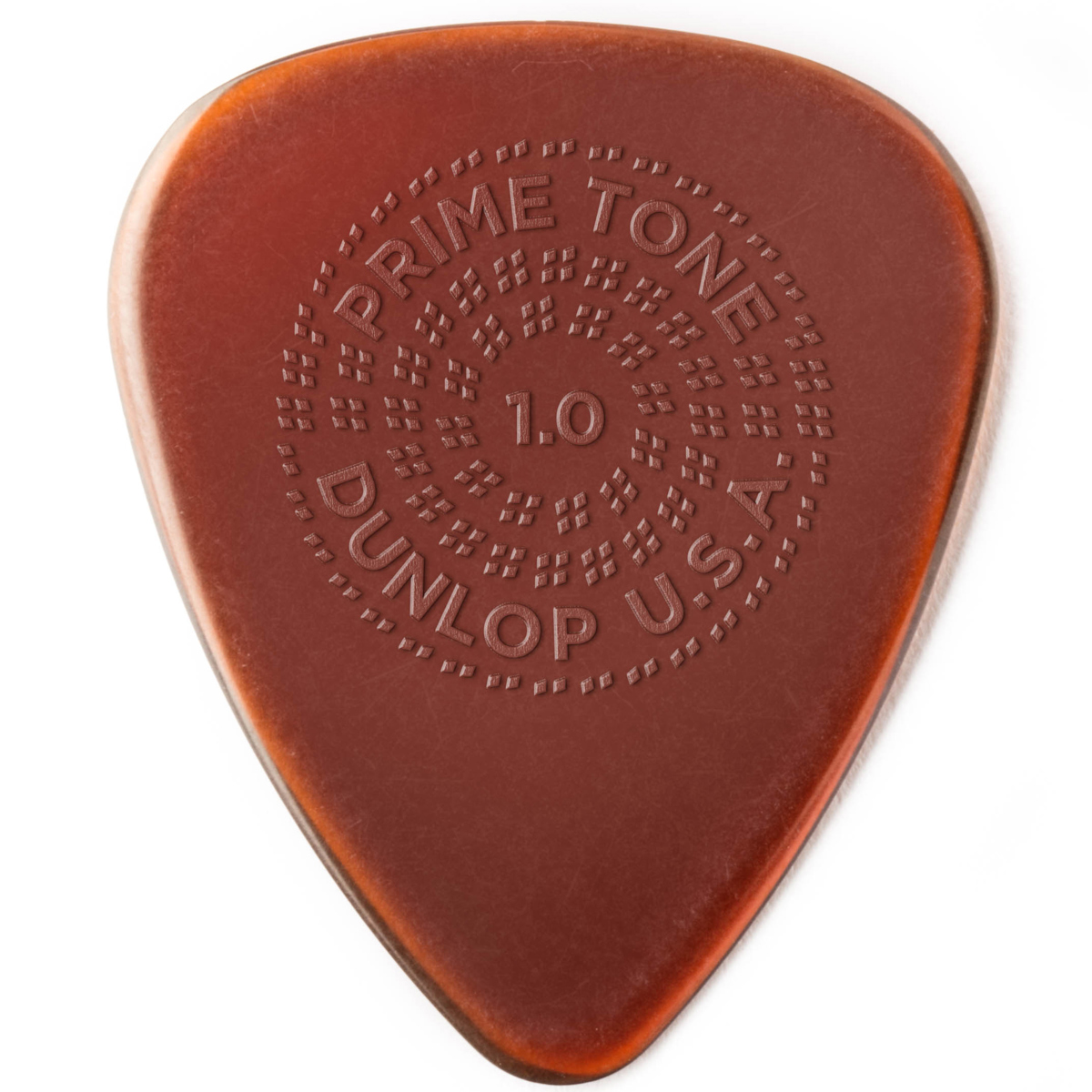 

Dunlop Primetone Standard Grip Guitar Picks, 1.0mm Gauge, Brown, 3-Pack