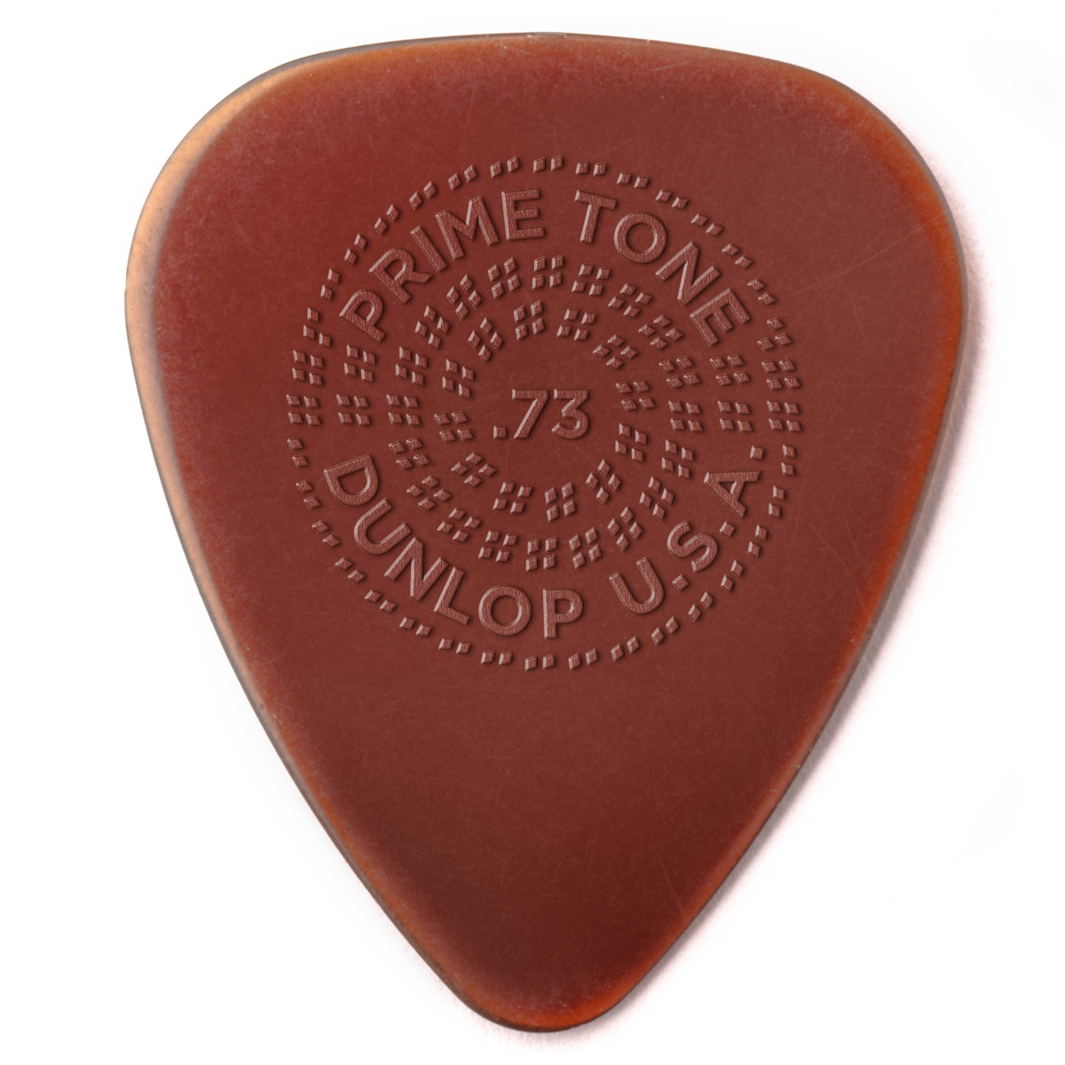 

Dunlop Primetone Standard Grip Guitar Picks, .73mm Gauge, Brown, 12-Pack