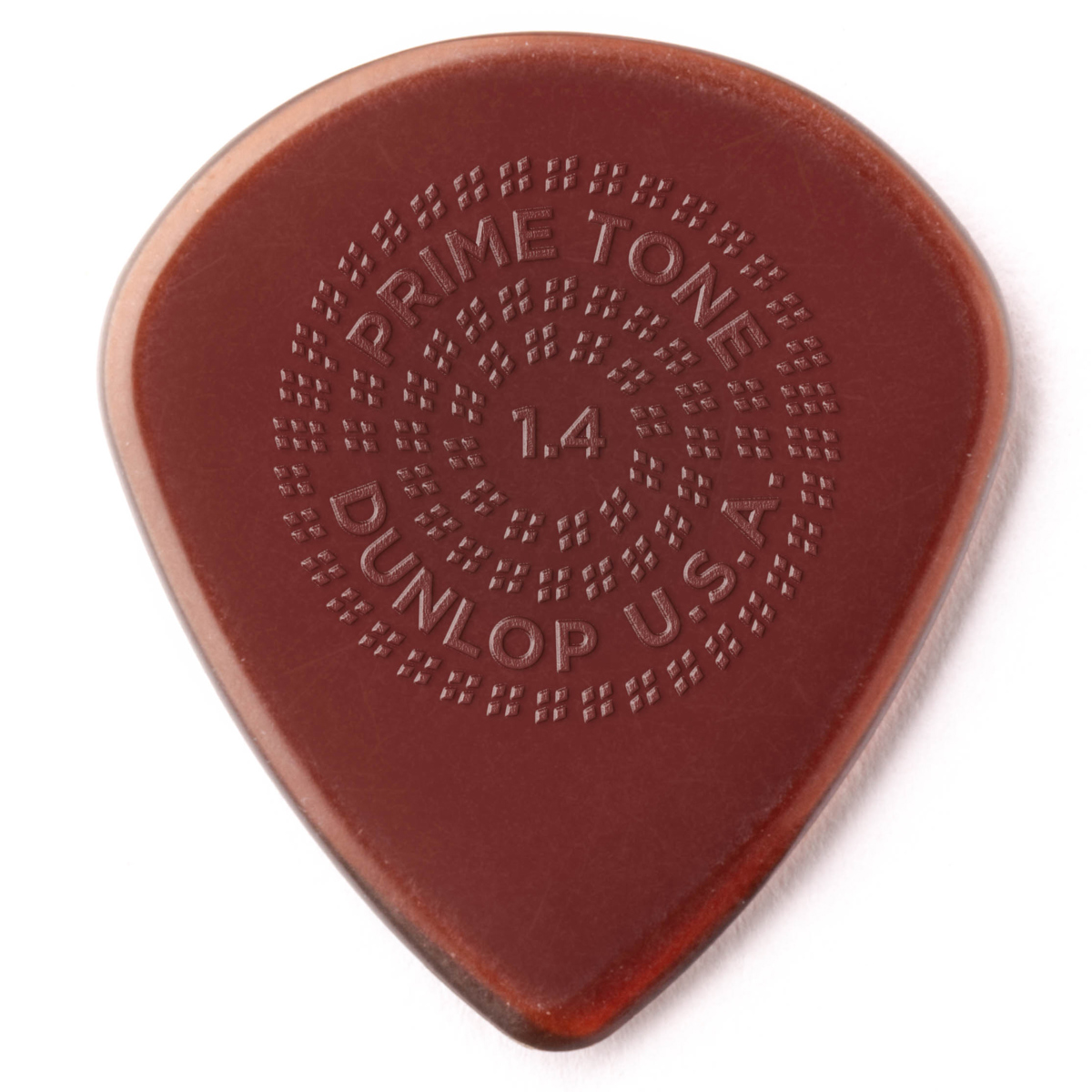 

Dunlop Primetone Jazz III Grip Guitar Picks, 1.4mm Gauge, Brown, 3-Pack