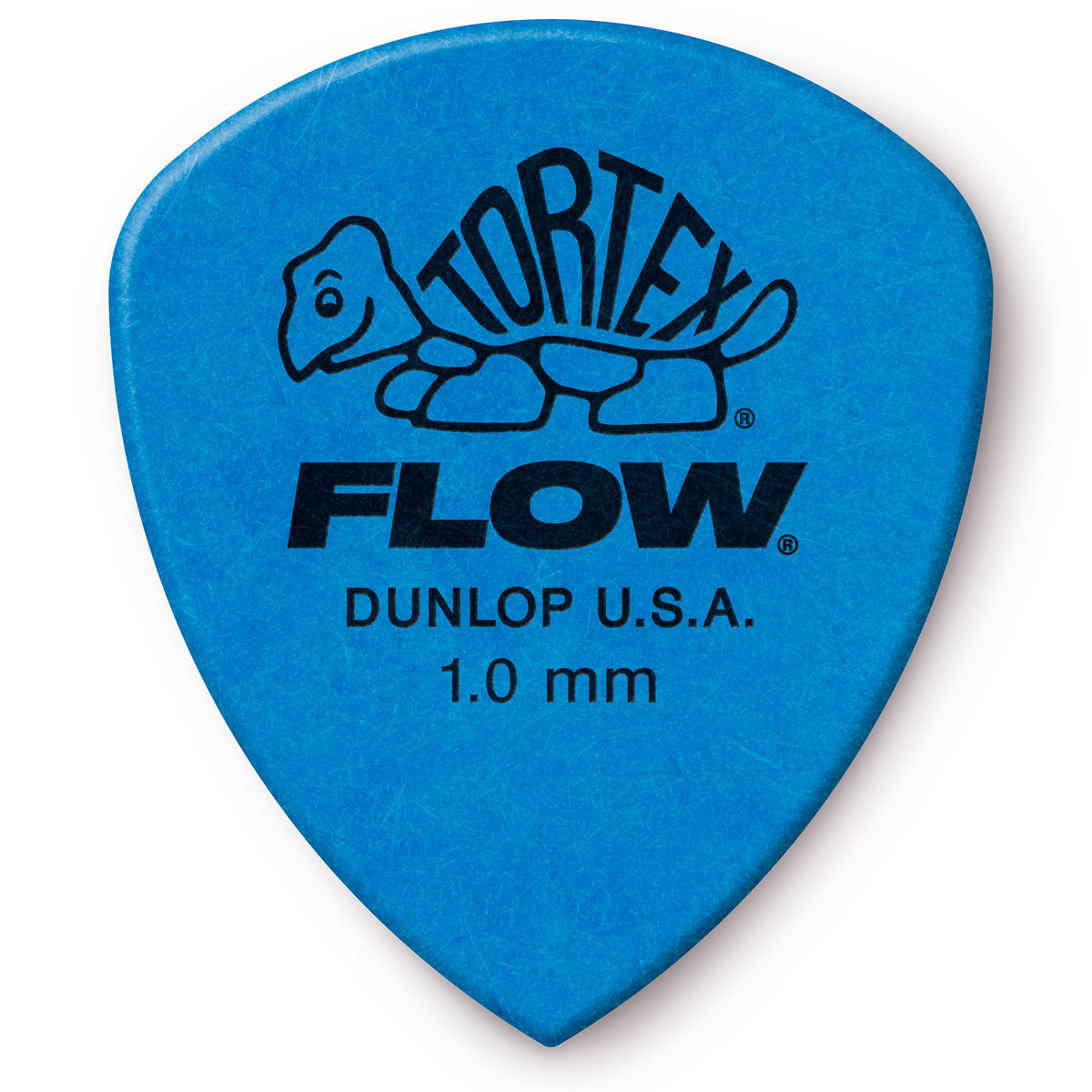 

Dunlop Tortex Flow Guitar Picks, 1.0mm Gauge, Blue, 12-Pack