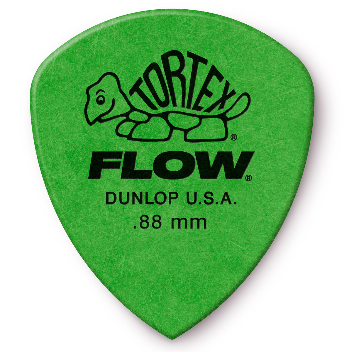 

Dunlop Tortex Flow Guitar Picks, 0.88mm Gauge, Green, 72-Pack