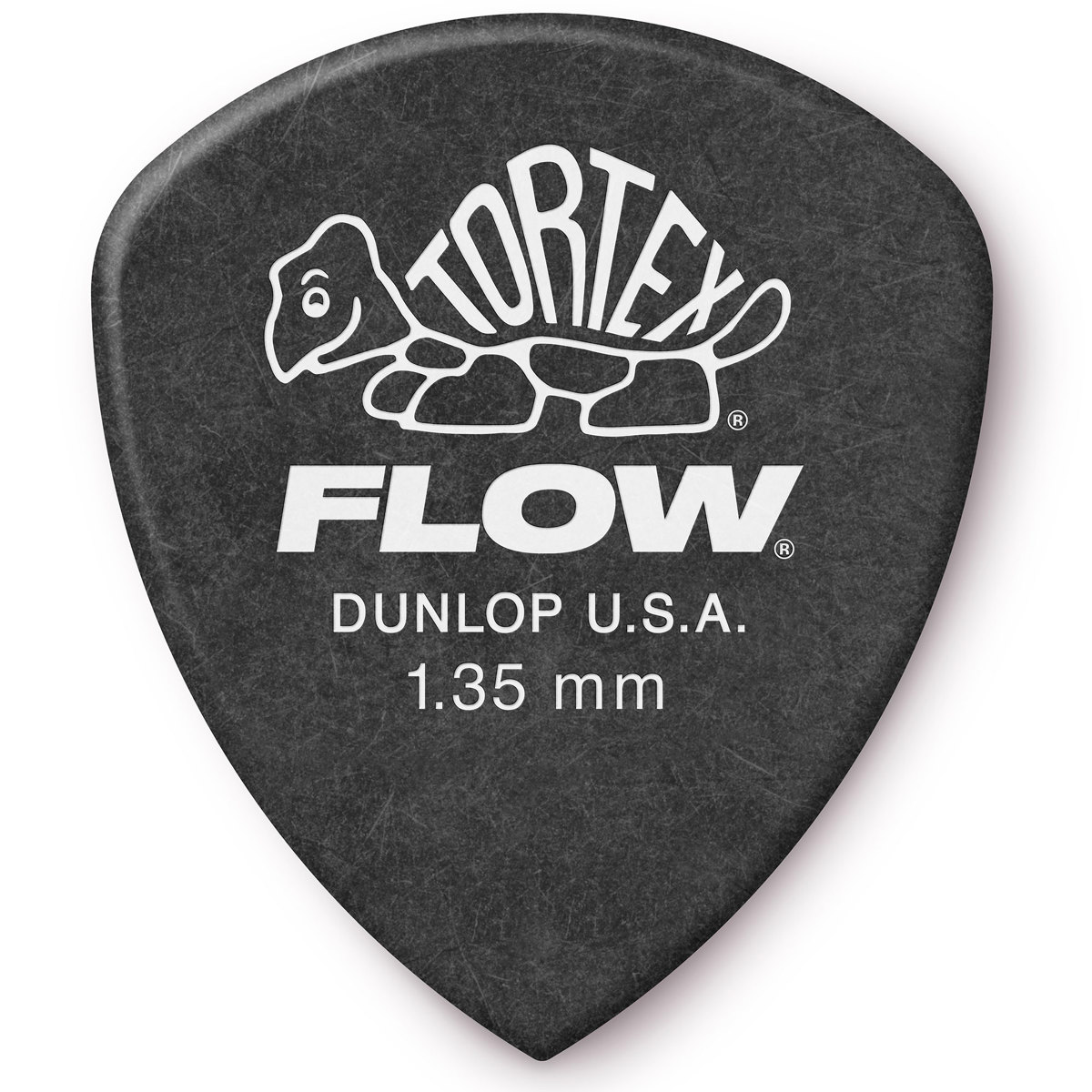 

Dunlop Tortex Flow Guitar Picks, 1.35mm Gauge, Gray, 72-Pack