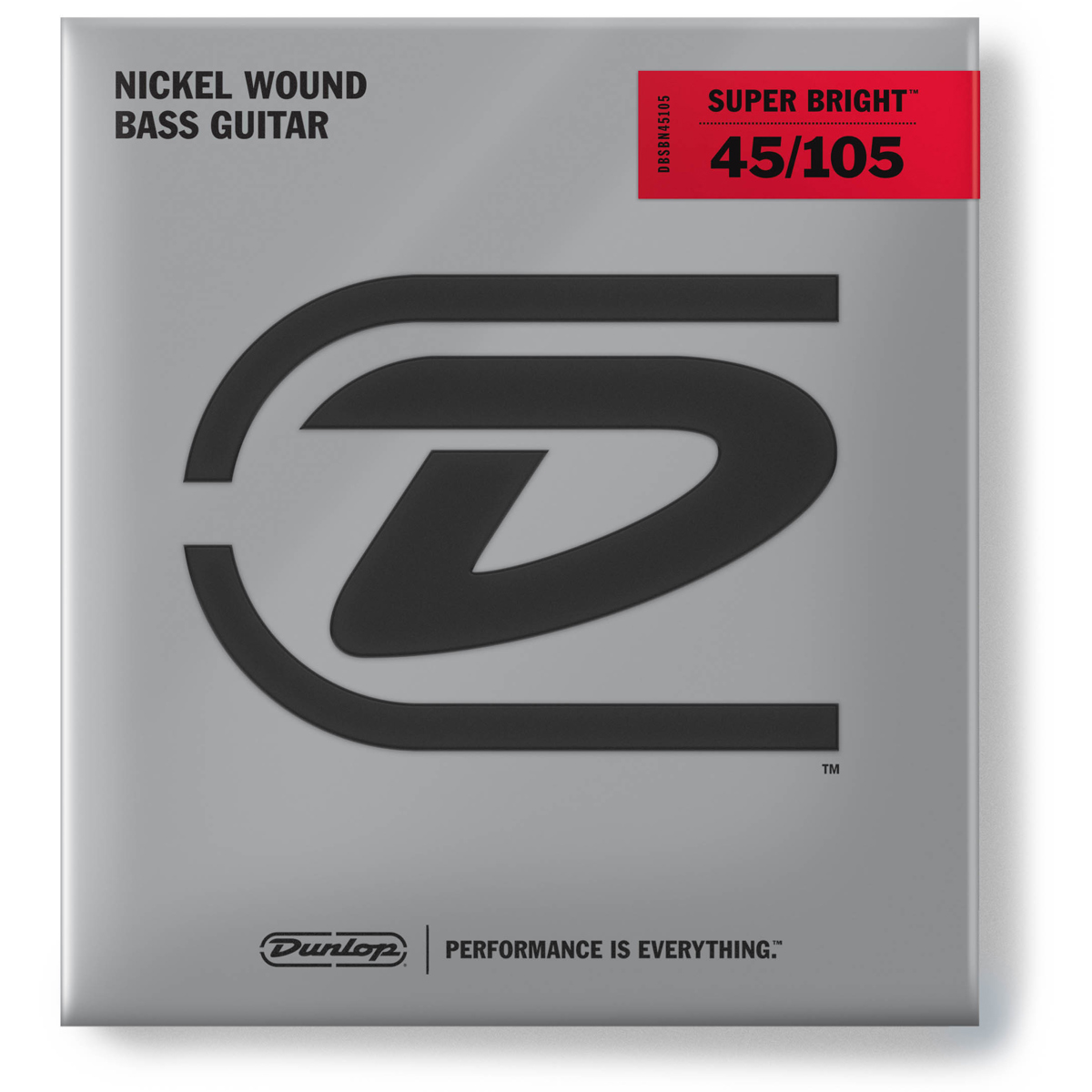 

Dunlop Super Bright Nickel Wound Bass Strings, 45-105 Gauge,Set of 4 Strings
