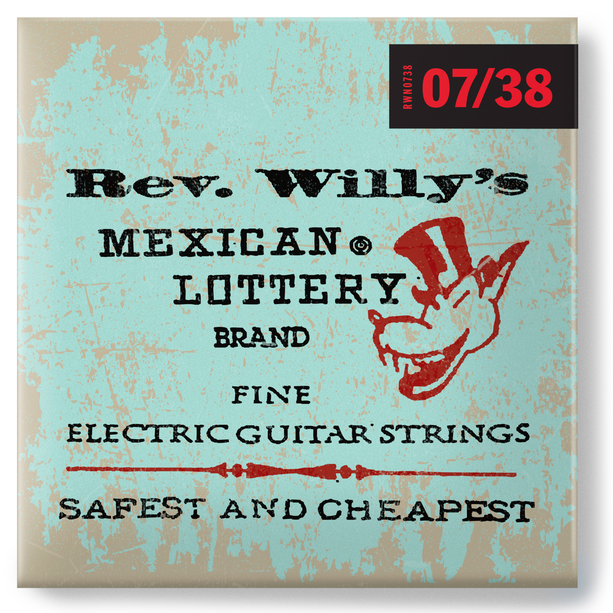 

Dunlop Billy Gibbons Custom Rev Willy's Nickel Strings, 07-38, Set of 6 Strings