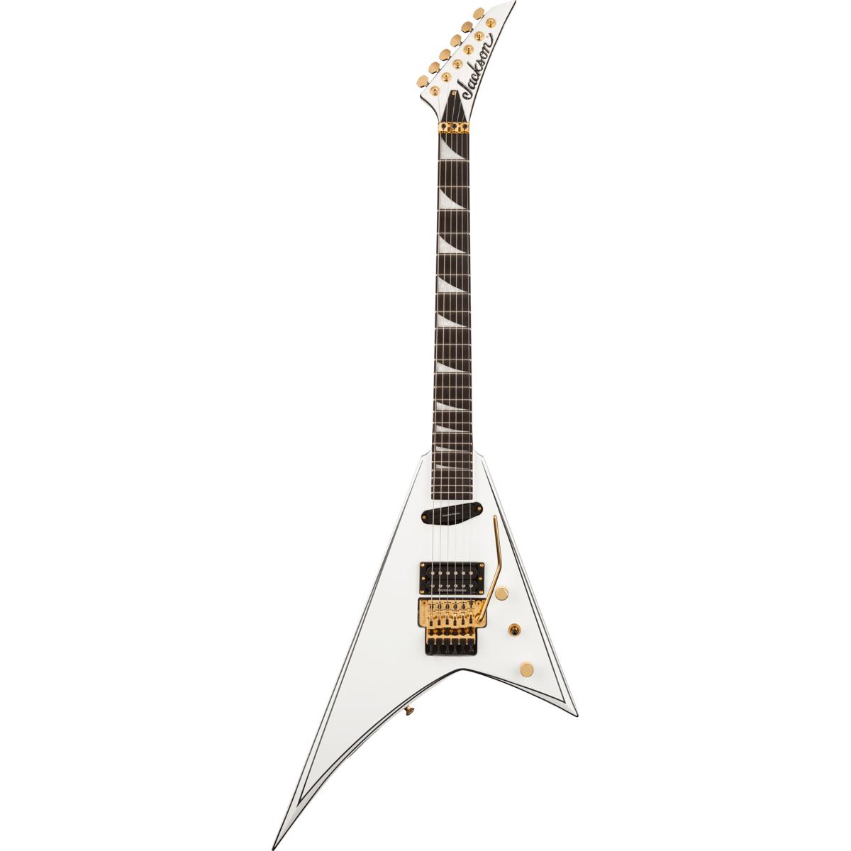 

Jackson Concept Rhoads RR24 Electric Guitar, White with Black Pinstripes