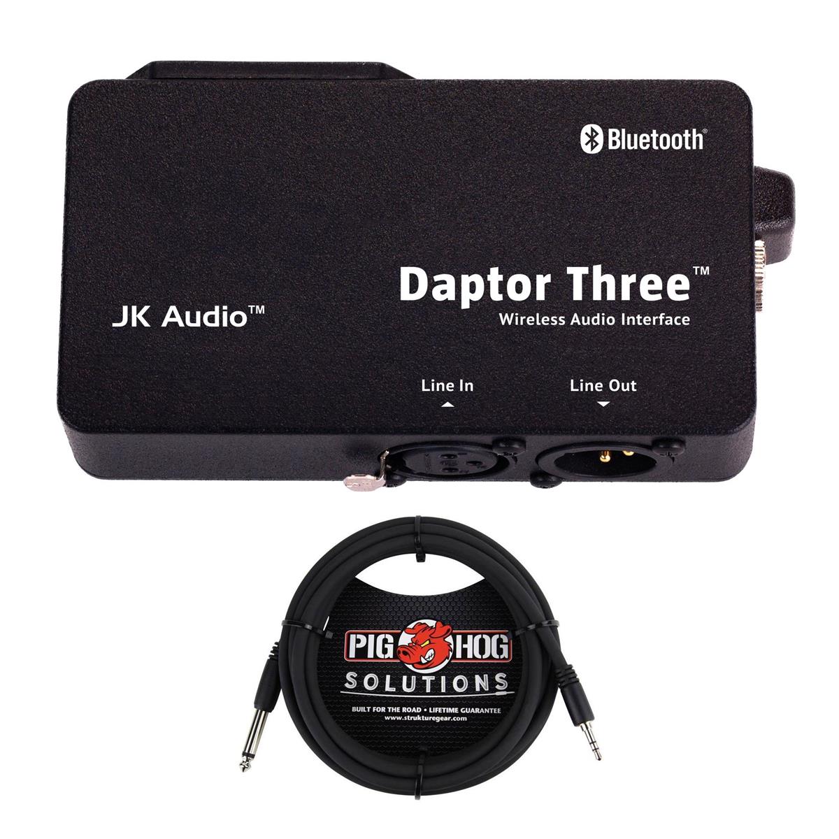 Image of JK Audio Jk Audio Daptor Three Bluetooth Wireless Audio Interface W/20' 8mm XLR Mic Cable