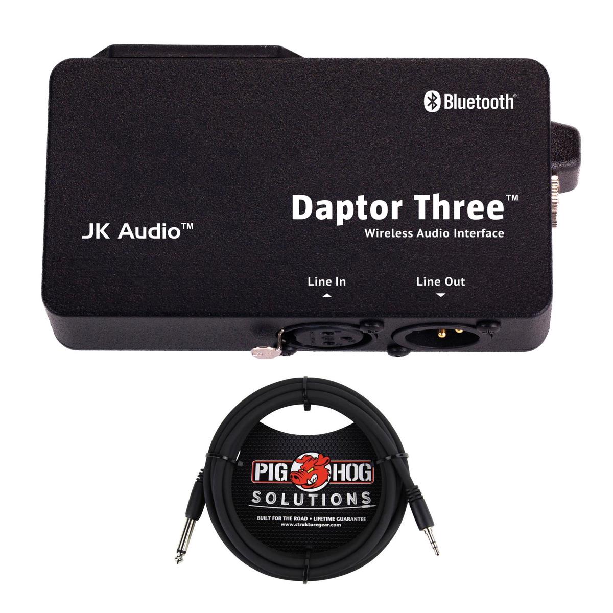 

JK Audio Jk Audio Daptor Three Bluetooth Wireless Audio Interface W/20' 8mm XLR Mic Cable