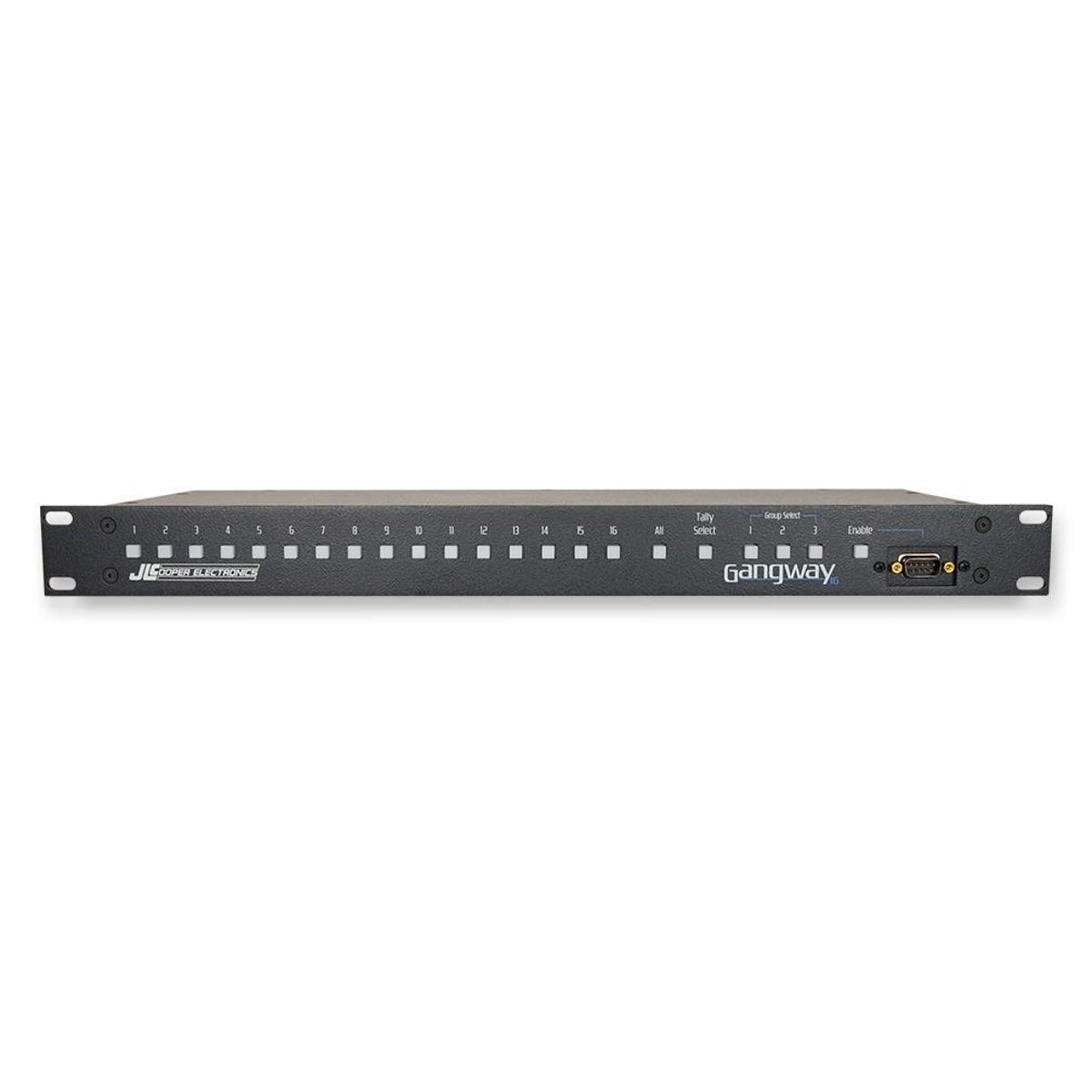 

JLCooper GangWay16 16-Port RS-422 Gang Roll Switcher and GPI Trigger Box