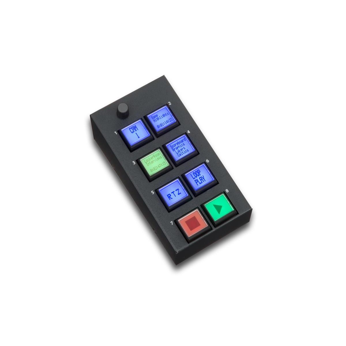 

JLCooper SharpShot Tactile Switch Palette/Clip Playback Automation Controller