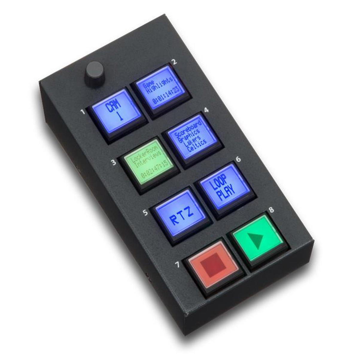 

JLCooper SharpShot Tactile Switch Palette/Clip Playback Automation Controller