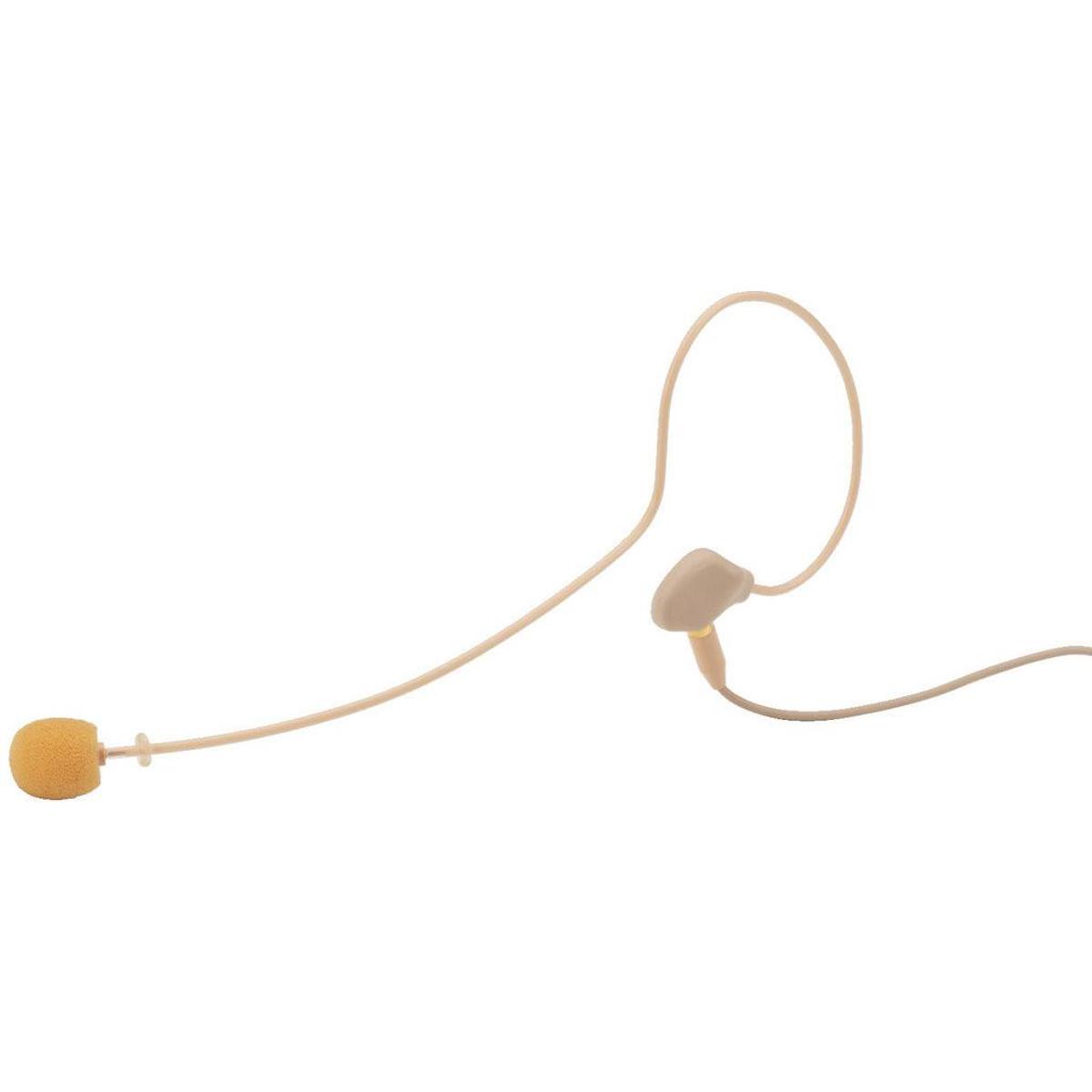 

JTS CM-801 Omni-Directional Budget Single Ear Headset Mic, 60Hz-15kHz, Beige