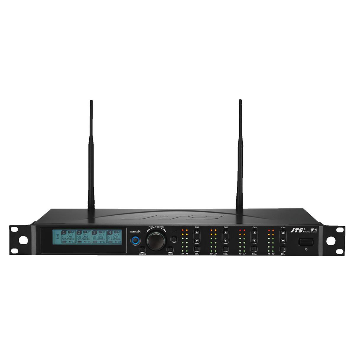 

JTS R-4 UHF 4-Channel Wideband Diversity Wireless Receiver