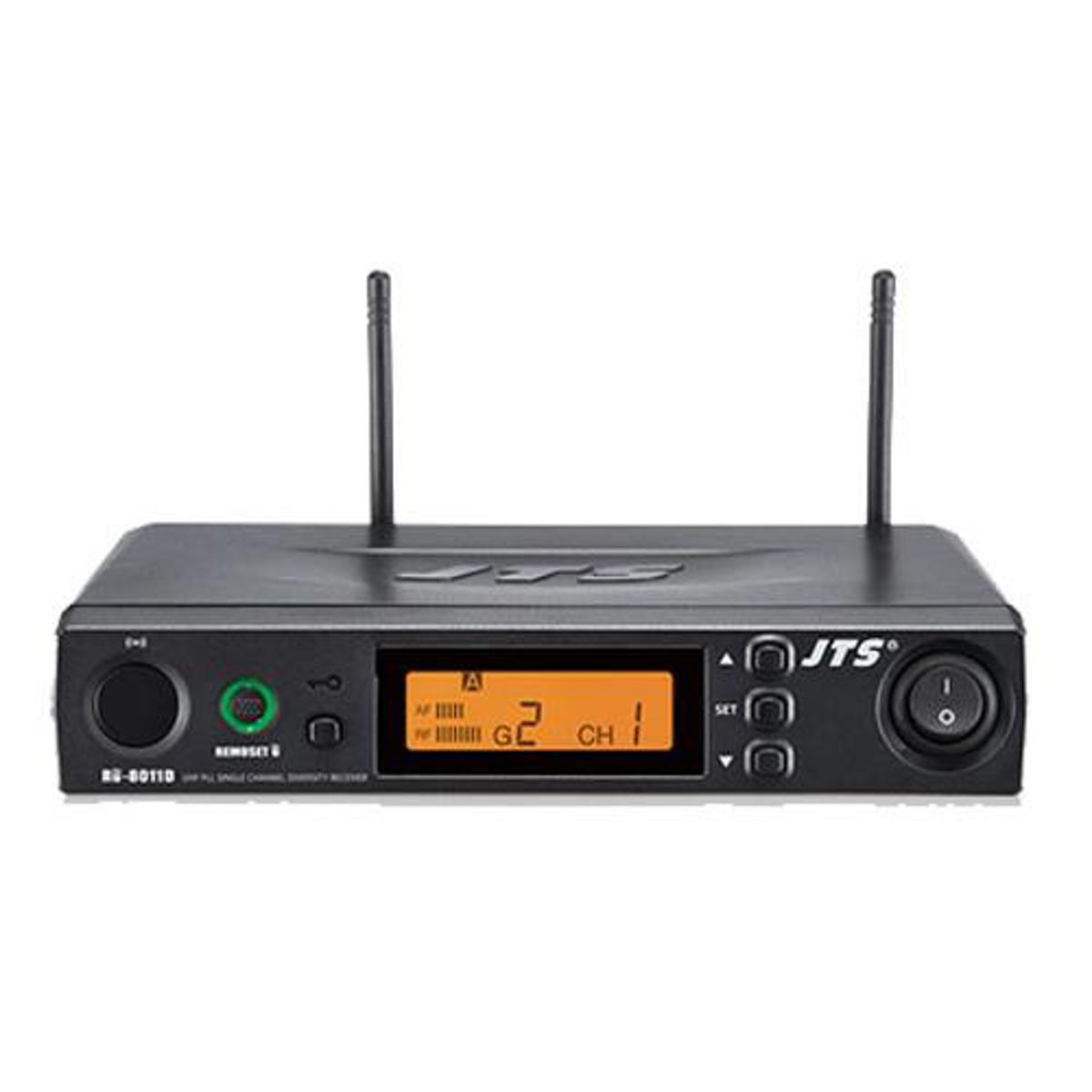 

JTS RU8011DB UHF PLL Single-Channel Diversity Wireless Receiver