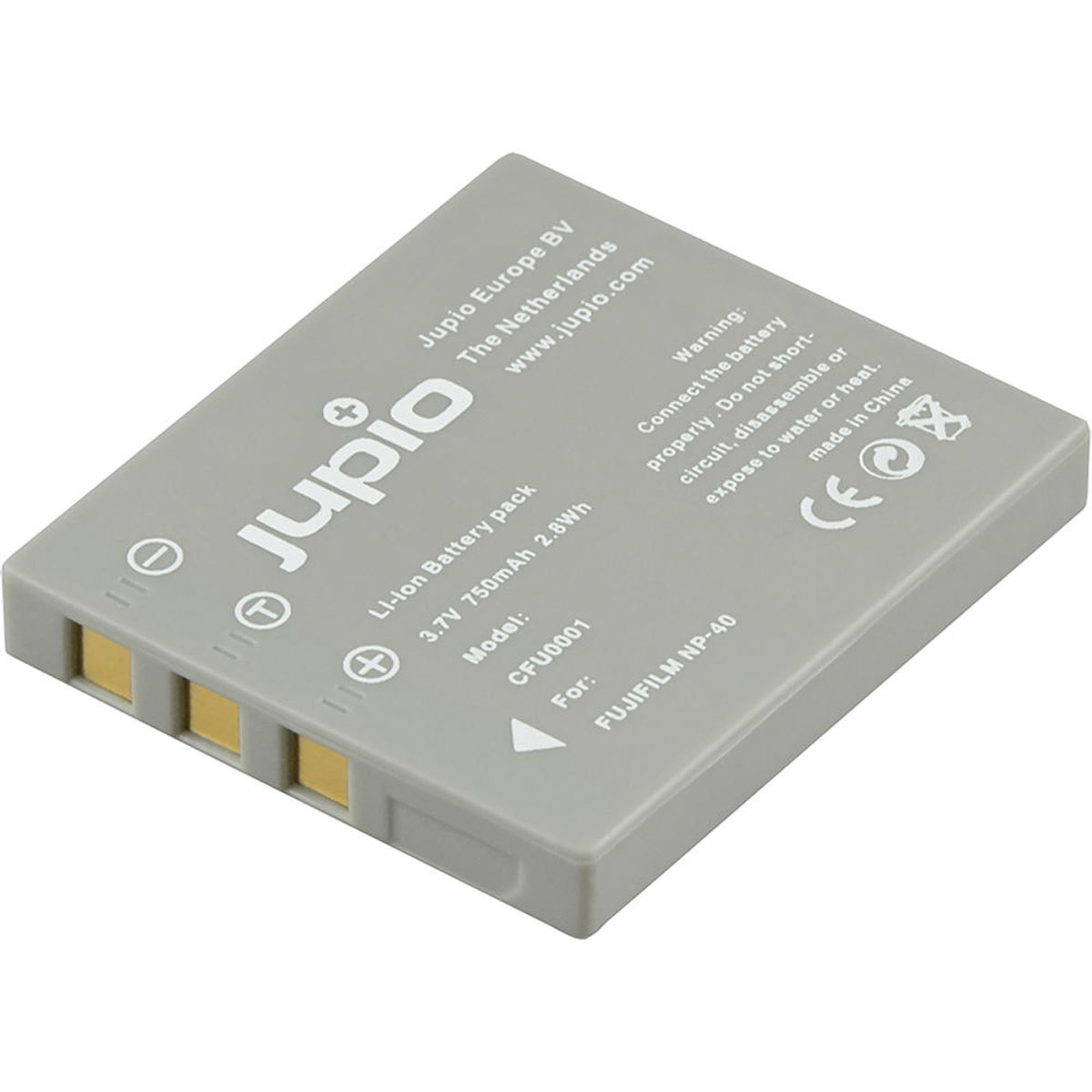 

Jupio NP-40 / KLIC-7005 / D-Li95/D-Li8 / SLB-0737/ SLB-0837 3.7V 750mAh Battery