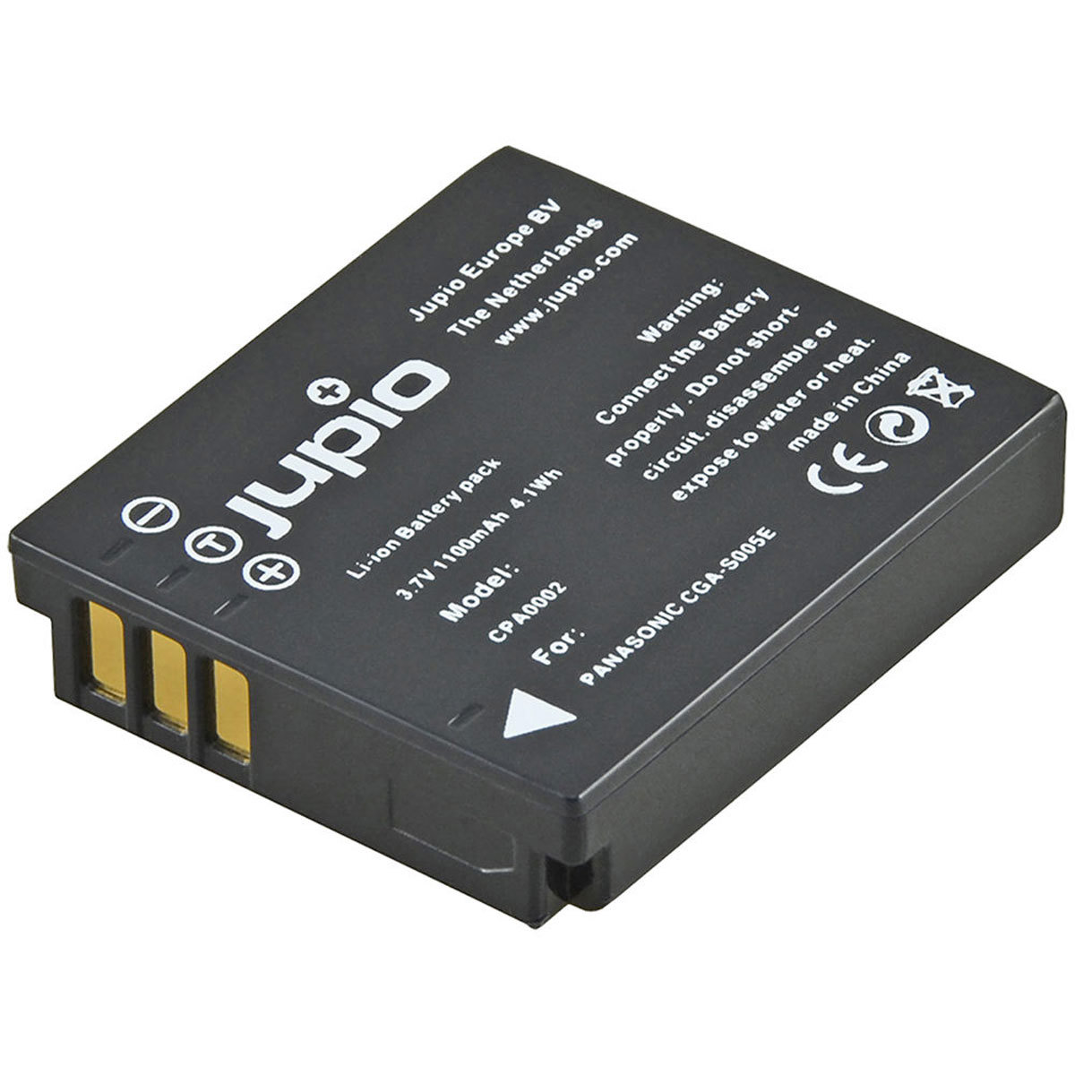 

Jupio CGA-S005E / DMW-BCC12 / D-Li106 3.7V 1100mAh Lithium-Ion Battery
