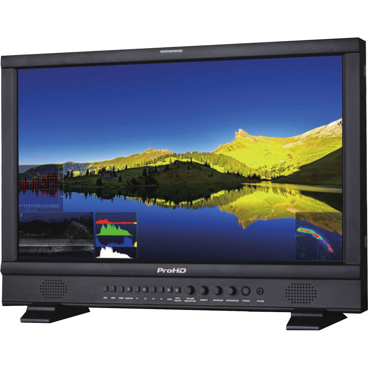 

JVC DT-N24H 23.8" Full HD Broadcast Studio LED Monitor, 1920x1080