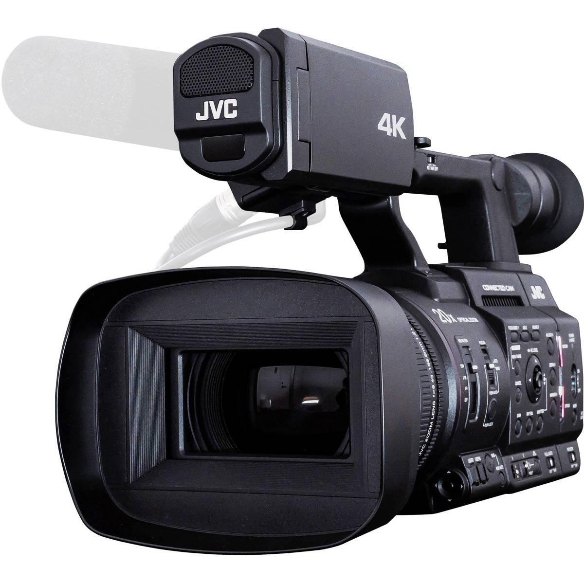 

JVC GY-HC500U 9.35MP 4K UHD Handheld Connected Camcorder, 20x Optical Zoom