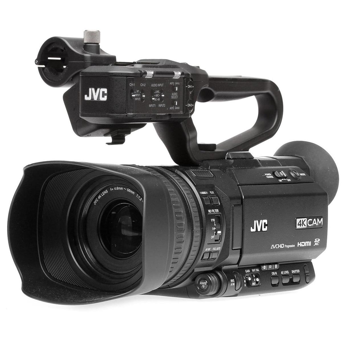 

JVC GY-HM180 12.4MP 4K Ultra HD Camcorder, 12x Optical Zoom