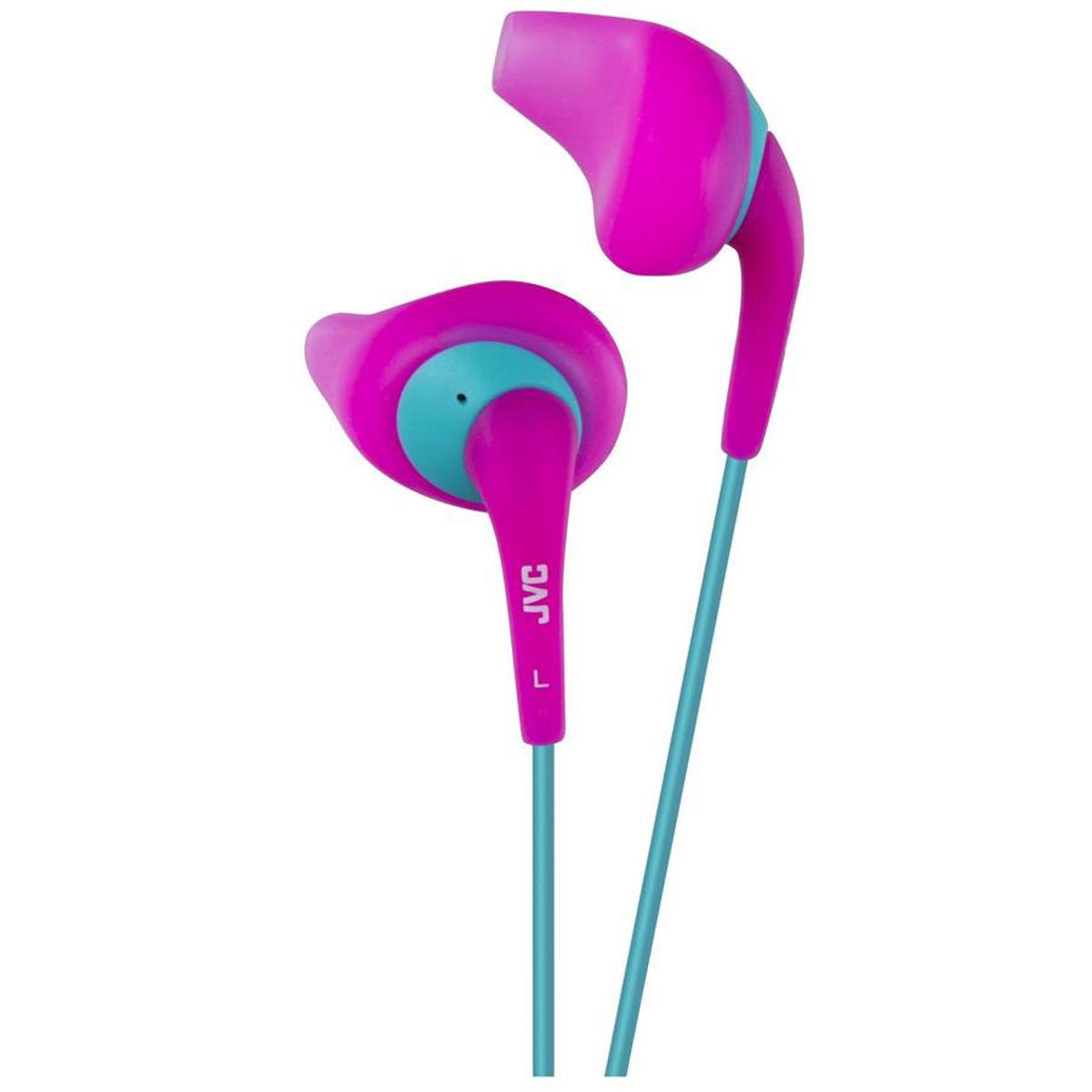 

JVC HA-EN10 Gumy Sport Sweat Proof Inner Ear Headphones for iPhone, Pink