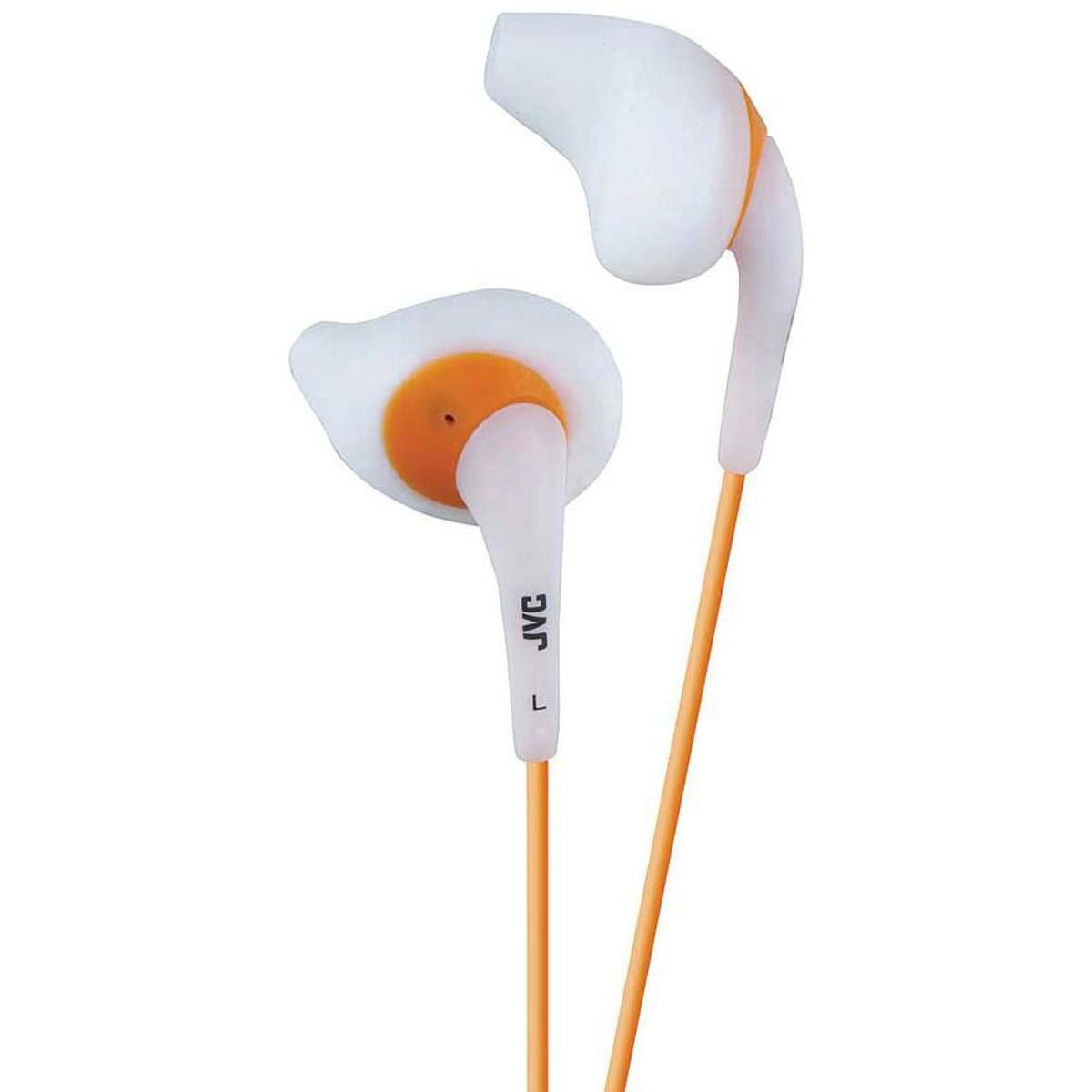 

JVC HA-EN10 Gumy Sport Sweat Proof Inner Ear Headphones for iPhone, White