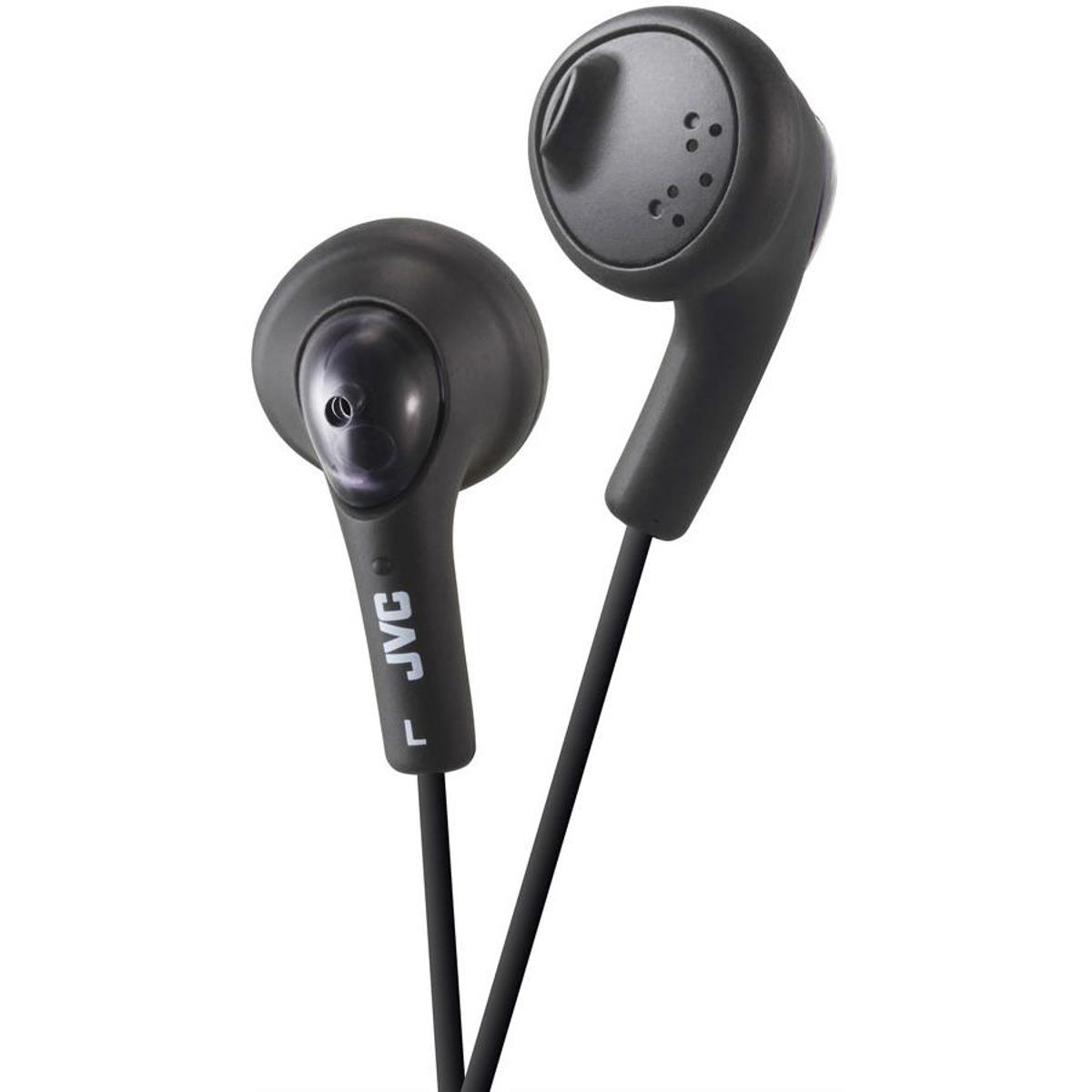 

JVC HA-F160 Gumy Earbud Headphones for iPhone, Black