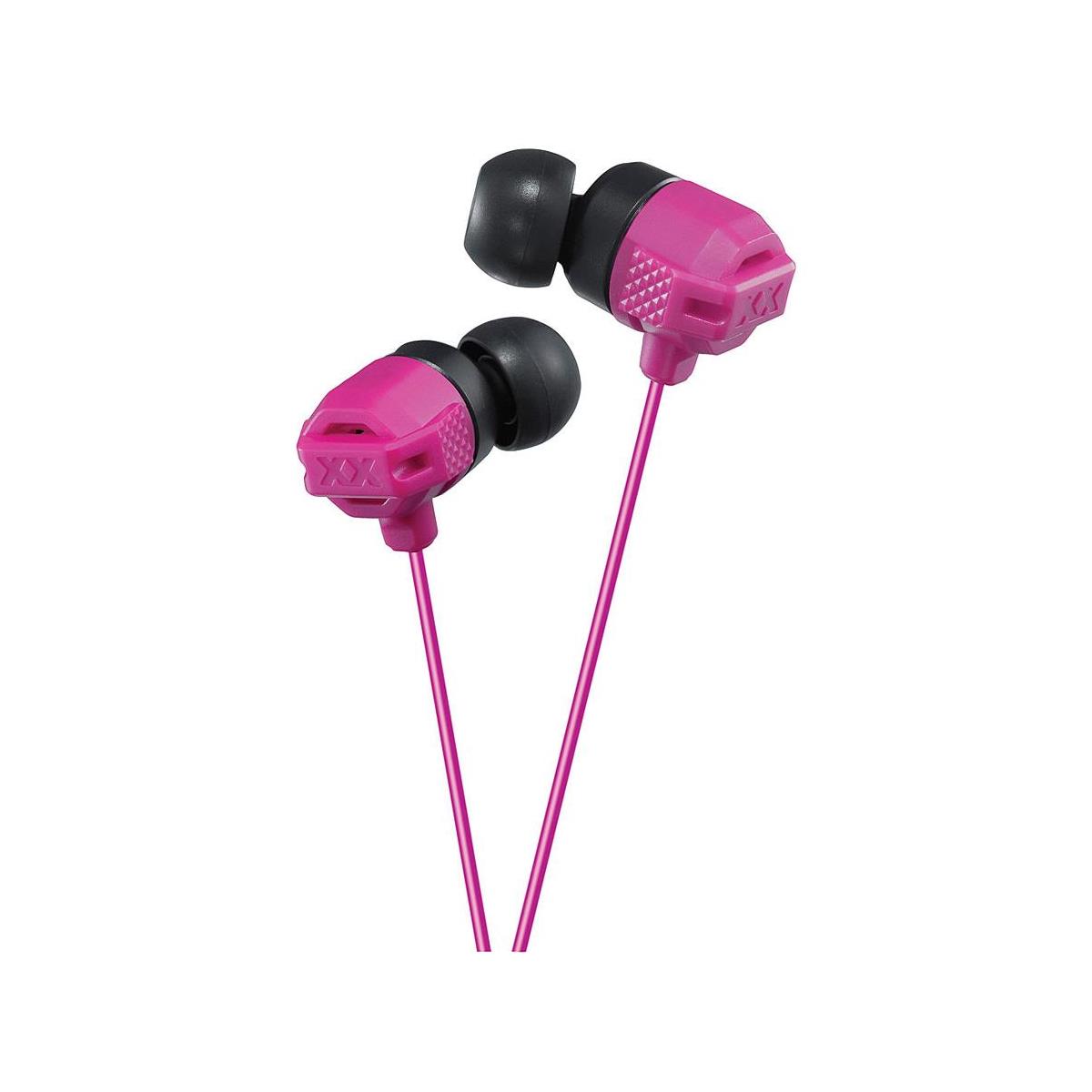 

JVC XX Series HA-FX102 Inner Ear Headphones with Bass Sound, Pink