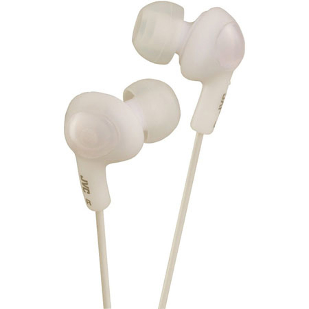 

JVC HAFX5V Gummy Plus Inner Ear Headphones, White