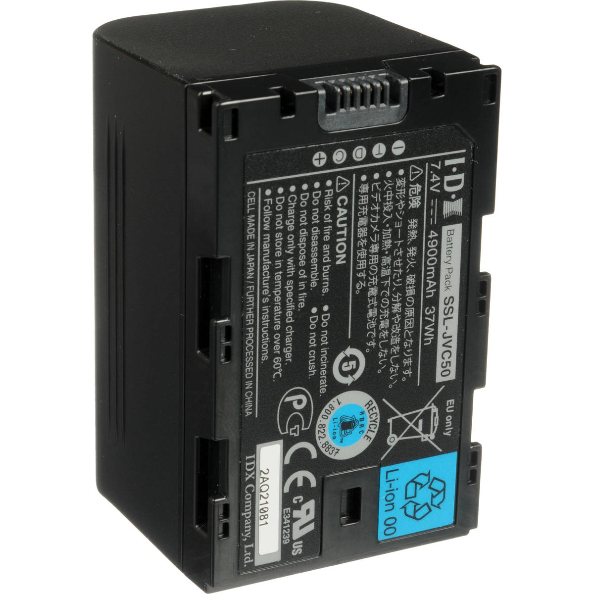 

JVC SSL-JVC50 7.4V IDX Lithium-Ion Battery for Camcorders