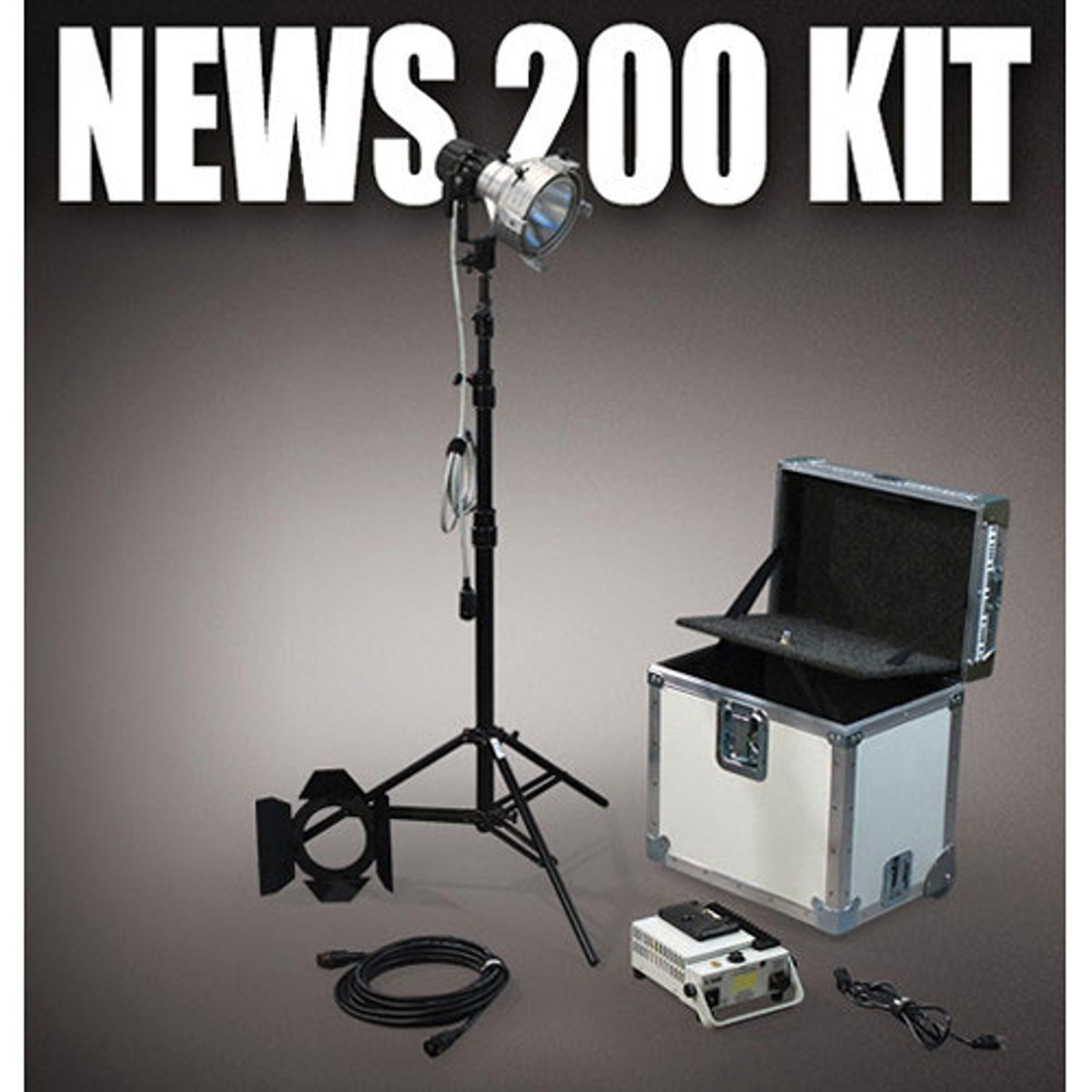 

K 5600 Joker Bug 200W HMI News Kit, AC/DC Ballast with Gold Mount Plate