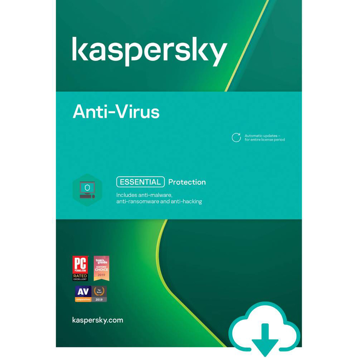 

Kaspersky 1-Year Anti-Virus Software License, 1-User, Download