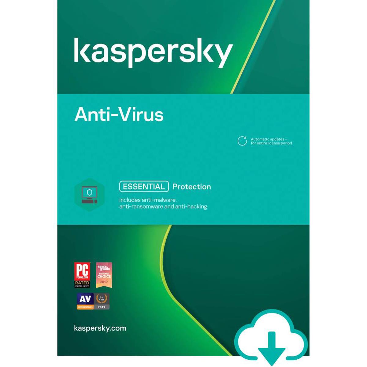 Image of Kaspersky 1-Year Anti-Virus Software License