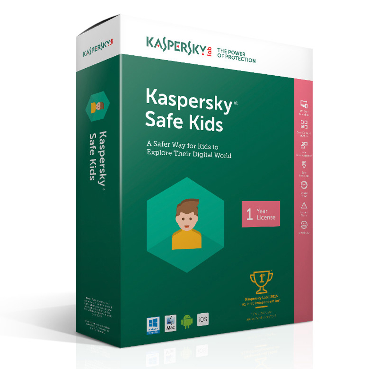 

Kaspersky 1-Year Safe Kids Software License, 1-User, Download