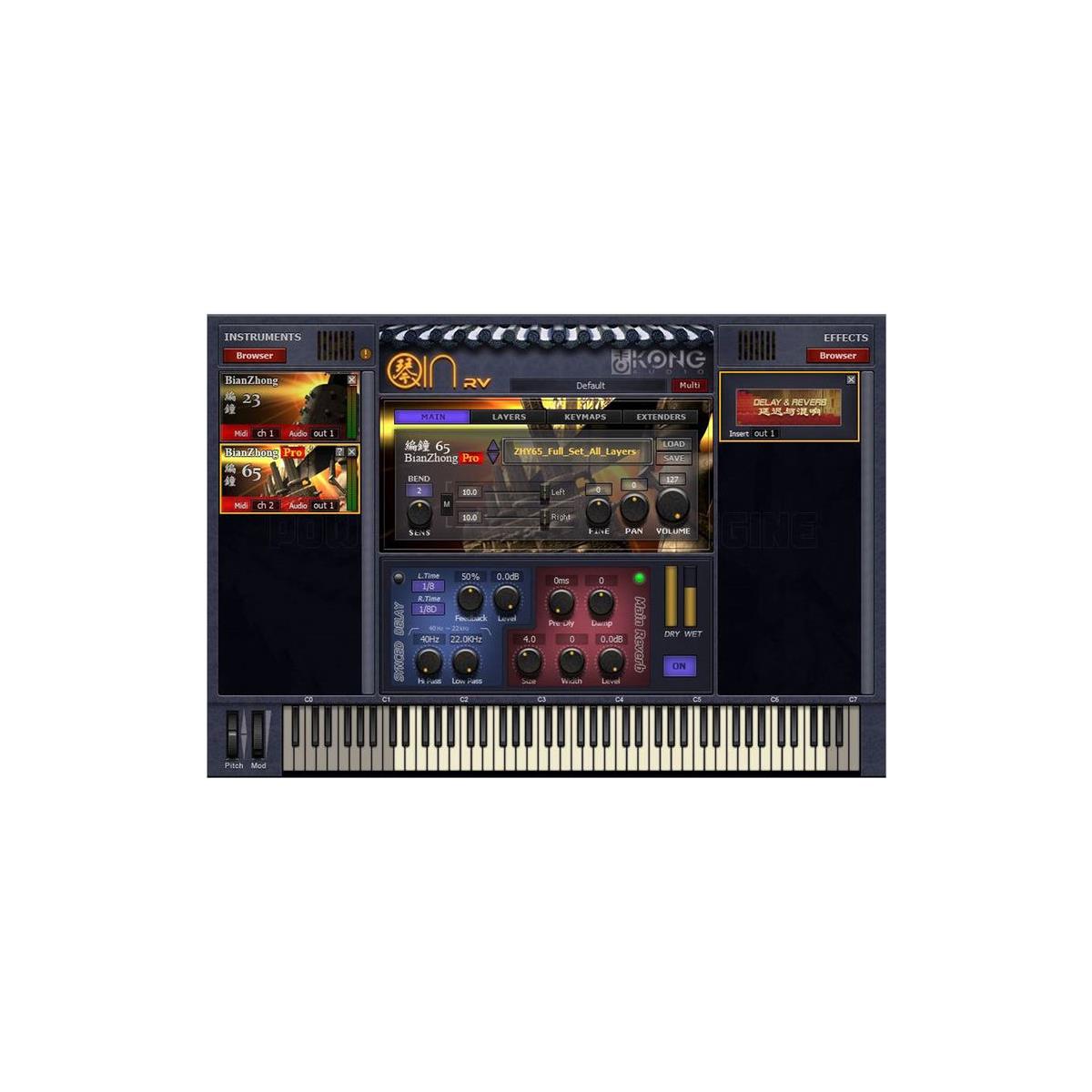 Image of Kong Audio Bian Zhong Pro Virtual Instrument Software