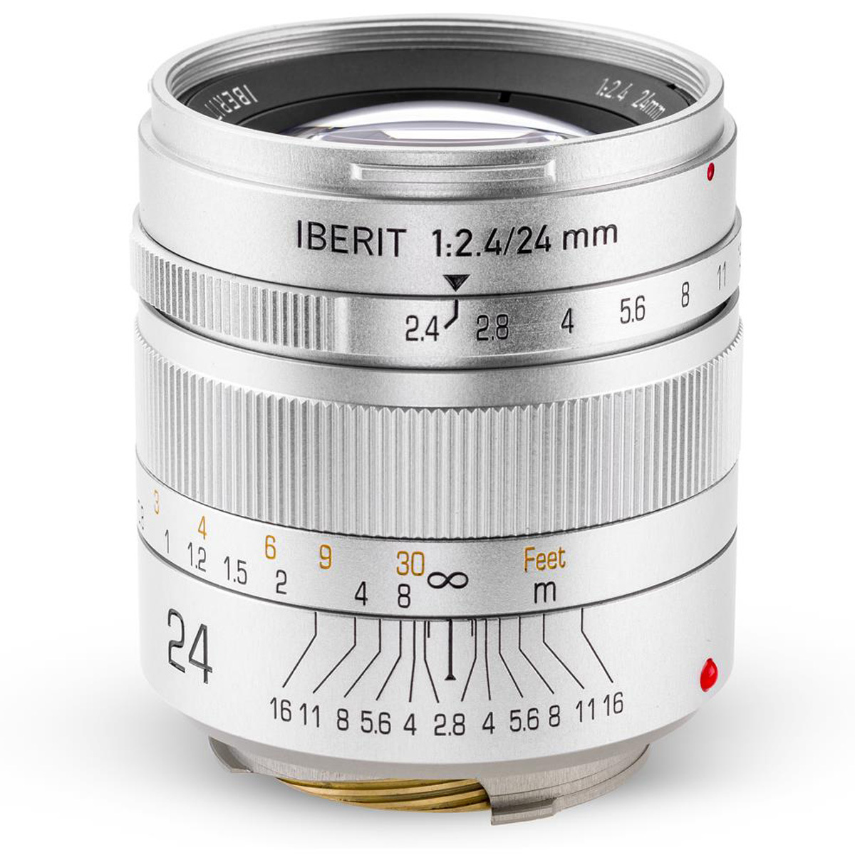 

Kipon IBERIT 24mm f/2.4 Lens for Leica M, Silver