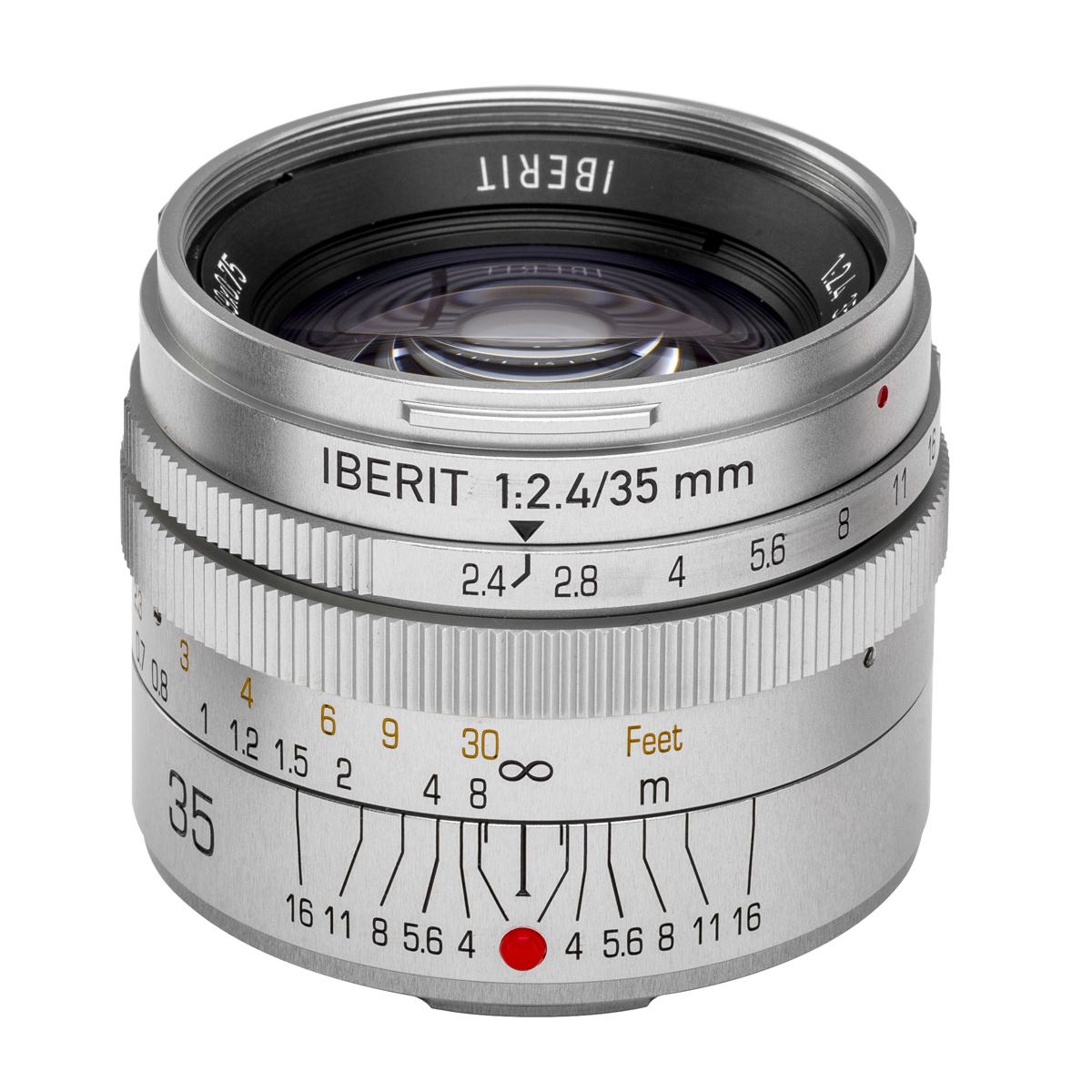 

Kipon IBERIT 35mm f/2.4 Lens for Fujifilm X, Silver