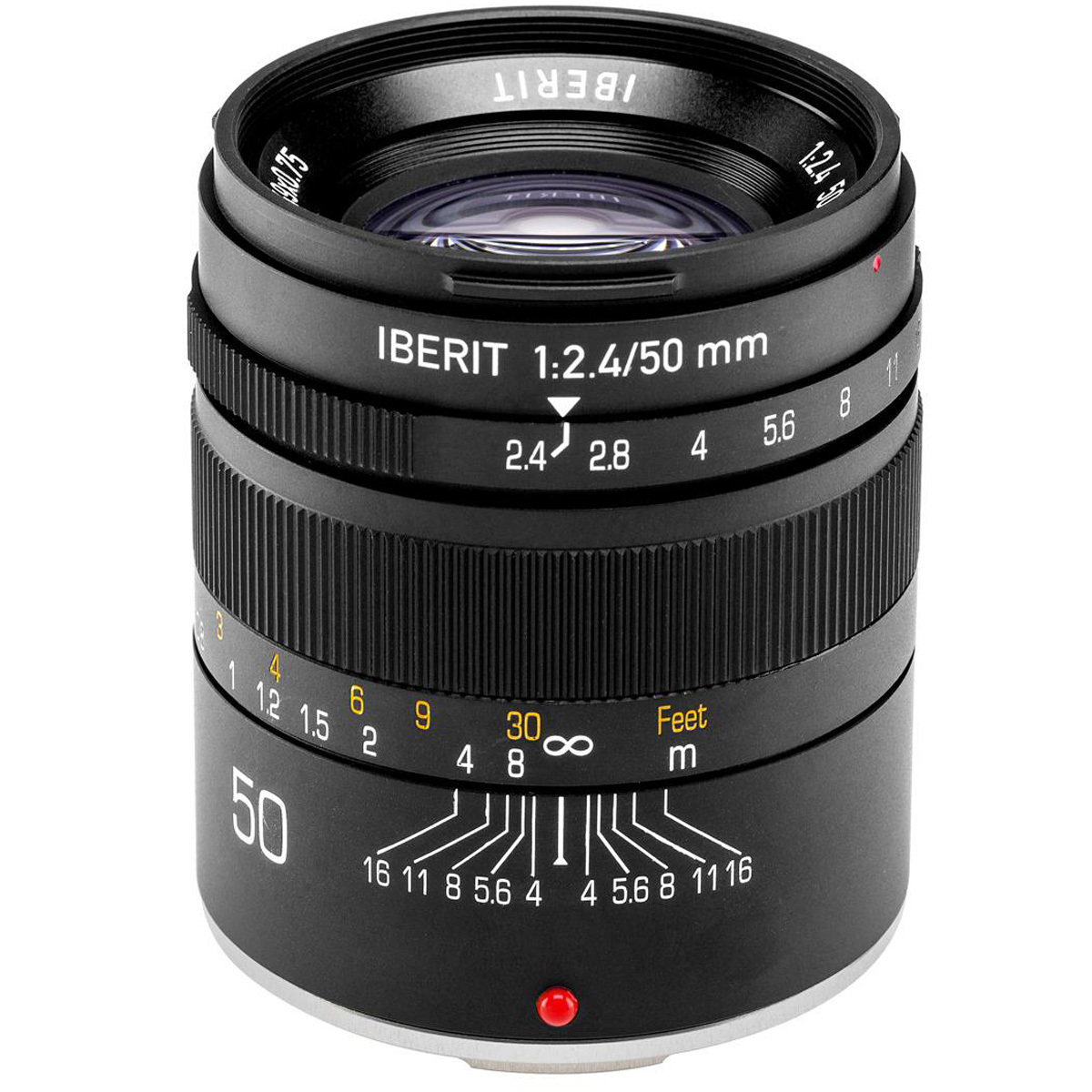 

Kipon IBERIT 50mm f/2.4 Lens for Sony E, Black
