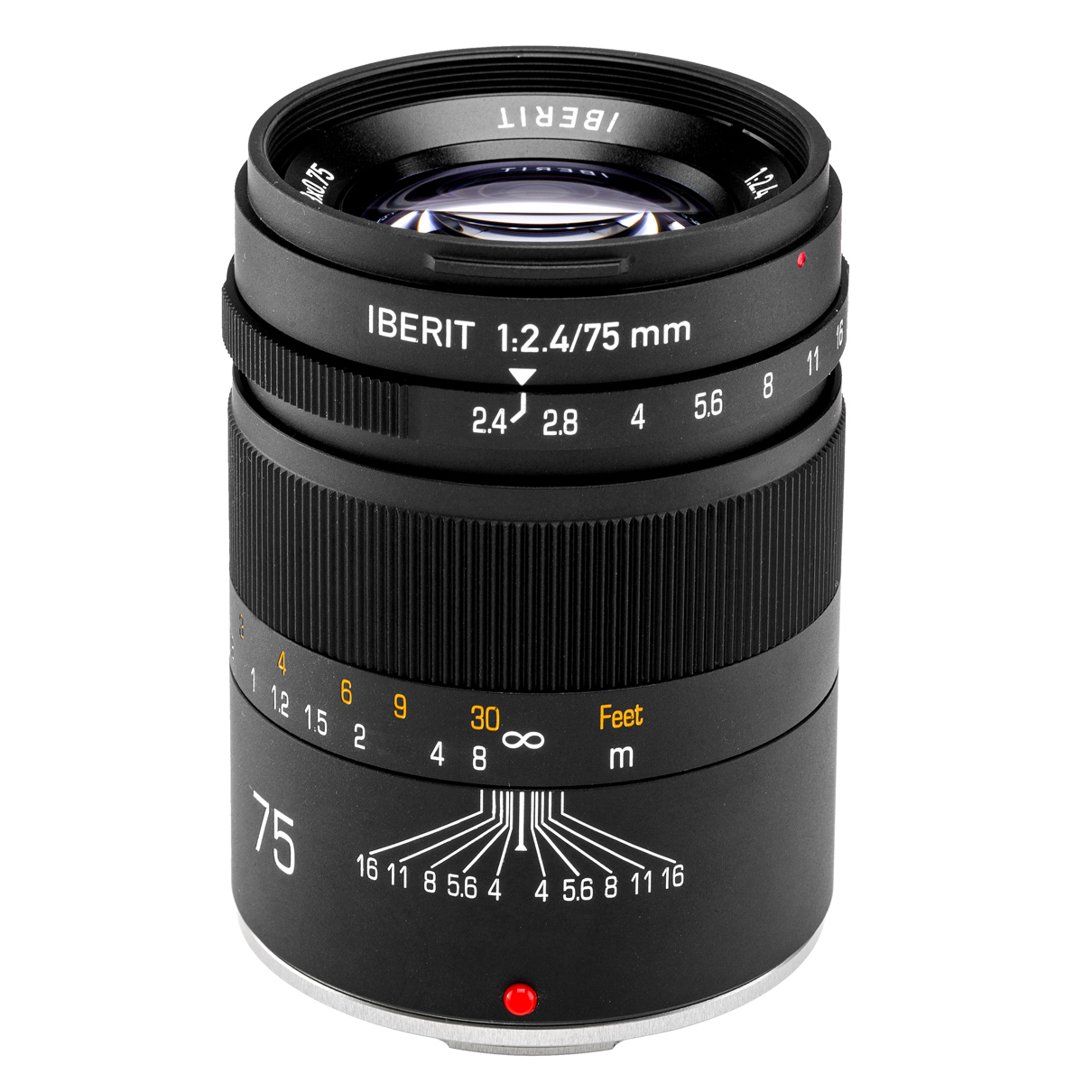 

Kipon IBERIT 75mm f/2.4 Lens for Fujifilm X, Black