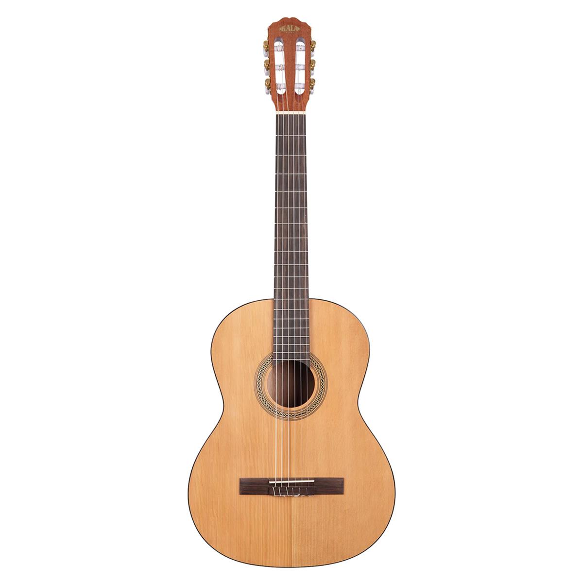 Kala Cedar Top Mahogany Nylon String Classical Acoustic Guitar, Natural Full-Size -  KA-GTR-NY25