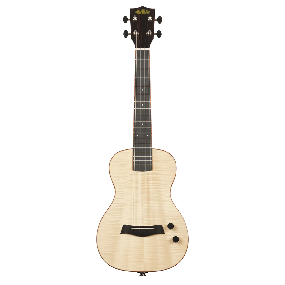 

Kala Solid Body Electric Flame Maple Tenor Ukulele with EQ and Gig Bag, Natural