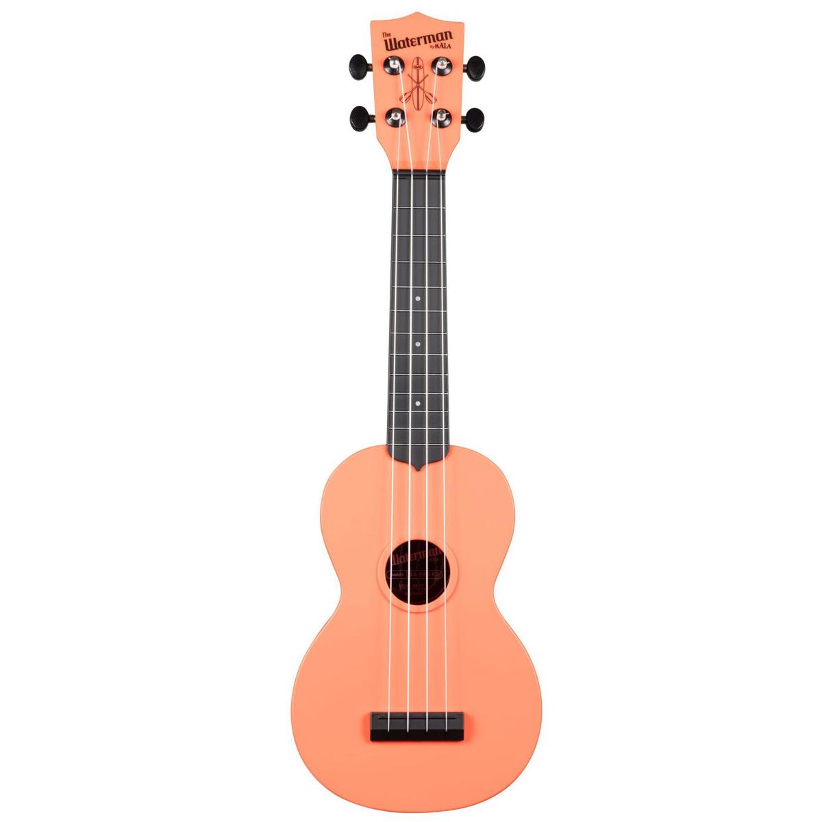 

Kala Matte Tomato Red Waterman Soprano Ukulele with Custom Logo Tote Bag