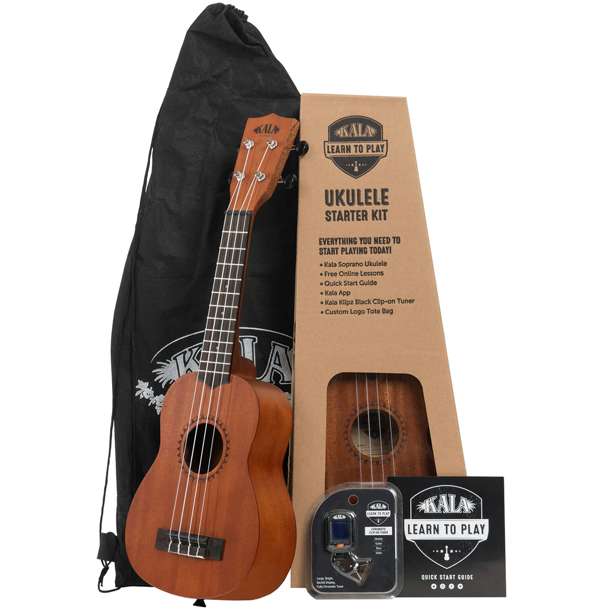

Kala Learn to Play Ukulele Starter Kit Soprano